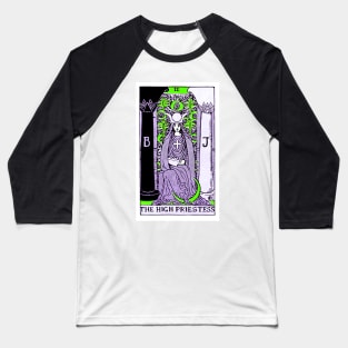 The High Priestess Tarot Gard Baseball T-Shirt